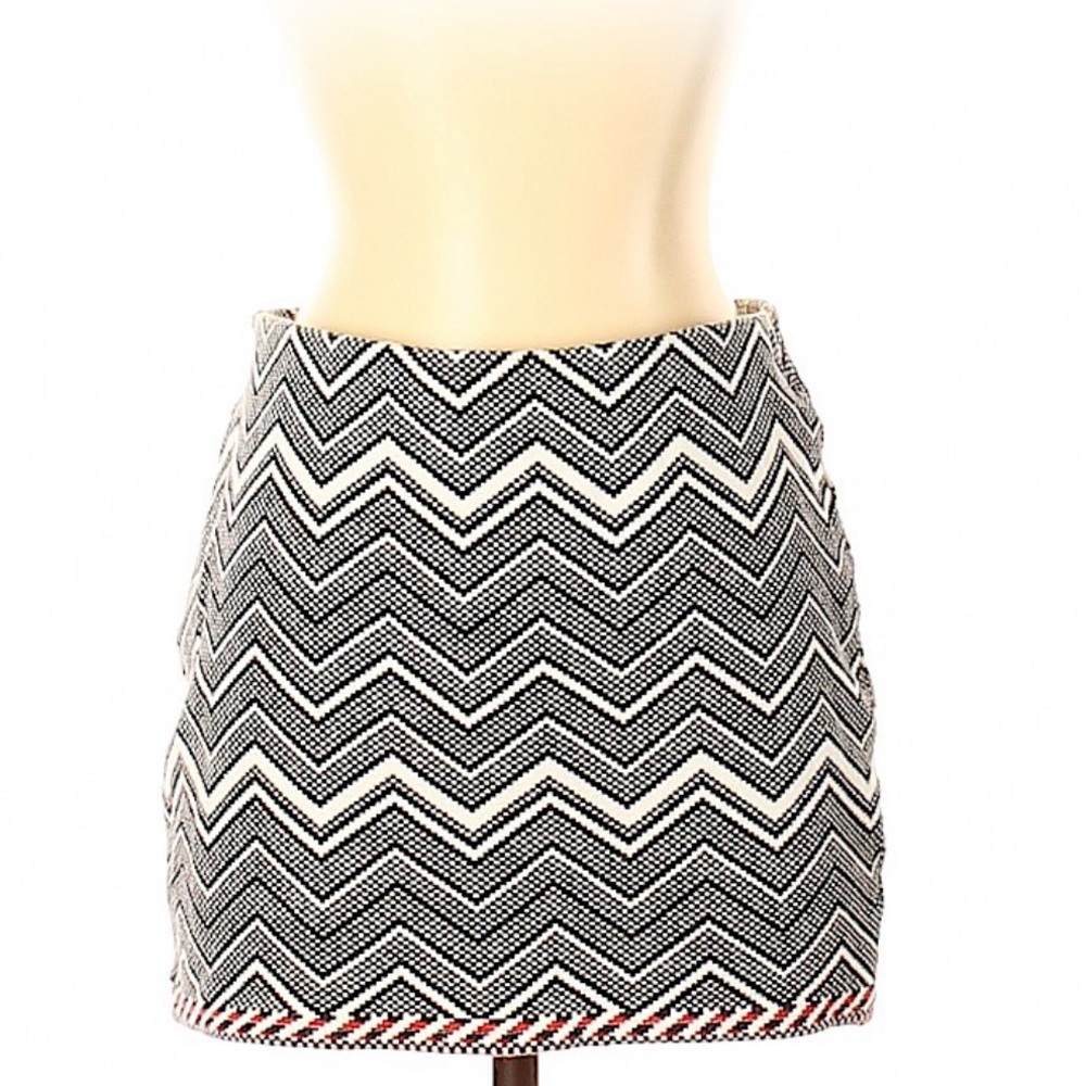 Zara Chevron Print Skirt